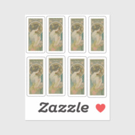 プリムローズバイアルフォンスミュシャ(1899) シール