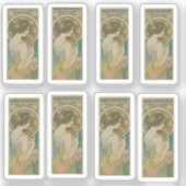 プリムローズバイアルフォンスミュシャ(1899) シール (正面)