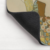 プリムローズバイアルフォンスミュシャ(1899) マウスパッド (コーナー)