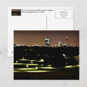 プリムローズヒルからのロンドンスカイライン ポストカード (正面/裏面)