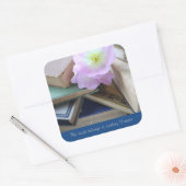 プリムローズ付き古本蔵書票 スクエアシール (封筒)