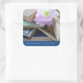 プリムローズ付き古本蔵書票 スクエアシール (バッグ)