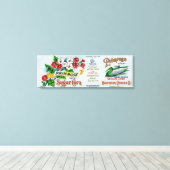 プリムローズ砂糖コーンラベルホオペストン(IL) キャンバスプリント (インサイチュ (ウッドフロア))