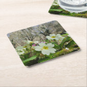プリムローズ紙コースター スクエアペーパーコースター (アングル)