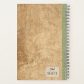 プリムローズ組成パーソナライズされた物 ノートブック (裏面)