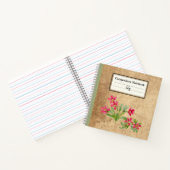 プリムローズ組成パーソナライズされた物 ノートブック (内部)