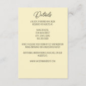 プリムローズ結婚のエンクロージャカード エンクロージャーカード (正面)