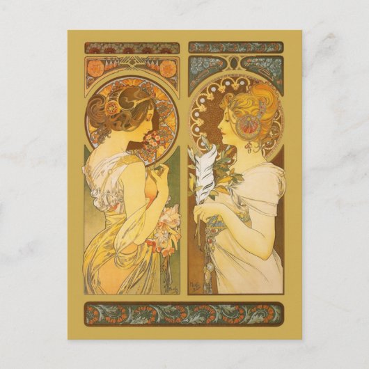 プリムローズ&クイル ポストカード (正面)