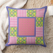 プリムローズ、水玉模様、ギンガム クッション (ブランケット)