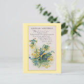 プリムロ忘れースとMe-Notヴィンテージ誕生日 ポストカード (スタンド正面)