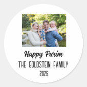 プリム家族写真服装家名 スクエアシール (正面)