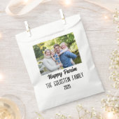 プリム家族写真衣装ファミリー名 フェイバーバッグ (クリップ留めされた状態)