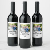 プリム家族写真衣装ファミリー名 ワインラベル (ボトル)