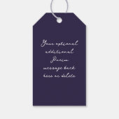 プリム水彩瑪瑙のロゴ企業の ギフトタグ (裏面)