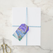 プリム水彩瑪瑙ロゴ企業のギフトラベル ギフトタグ (より糸付き)