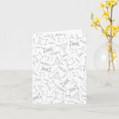 プリム カード (黄色い花)