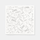 プリム スタンダードカクテルナプキン (正面)