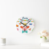 プリム ラウンド壁時計 (ホーム)