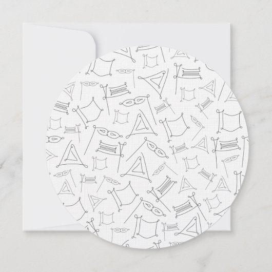 プリム 招待状 (裏面)