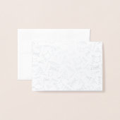 プリム 箔カード (封筒付き正面)