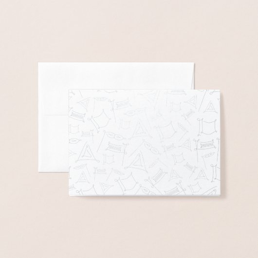 プリム 箔カード (封筒付き正面)