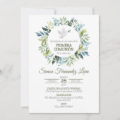 プリメスペインのラ複合緑の第1聖餐会 招待状 (正面)