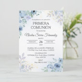プリメスペインのラCOMUNIONかわいいファーストコミューン 招待状 (スタンド正面)