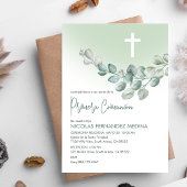 プリメスペインのラCOMUNIONカトリック第一聖餐会 招待状