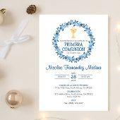 プリメスペインのラCOMUNION CHALICE FIRST COMMUNION 招待状