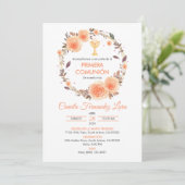 プリメスペインのラCOMUNION CHALICE FIRST COMMUNION 招待状 (スタンド正面)