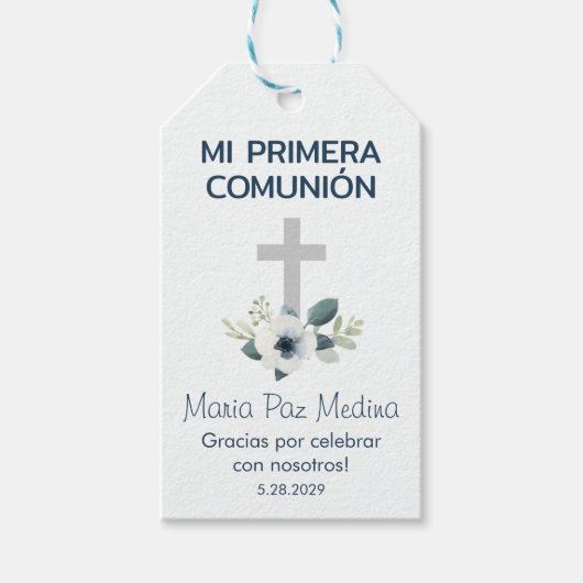 プリメラの組合のギフトと最初の交友を好意 ギフトタグ (正面)