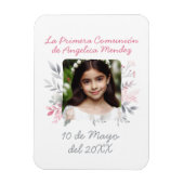 プリメラコムニオンコンフォトイフロレススペインの マグネット (縦)