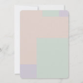 プリメラスペインの組合かわいい男の子の最初の聖餐式 招待状 (裏面)