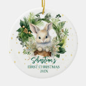 プリメラ・テンポラダ・デ・グリーンリー・バニー セラミックオーナメント (正面)