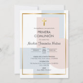 プリメラCOMUNIONカトエレガントリック第1聖餐式 招待状 (正面)