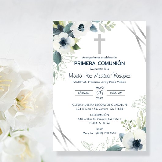 プリメラCOMUNION第1聖餐式 招待状