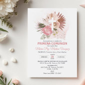 プリメラCOMUNION INVITACION BOHO First Communion 招待状