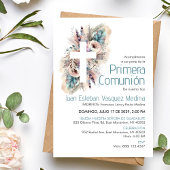 プリメラCOMUNION INVITACION BOHO First Communion 招待状