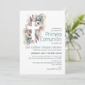 プリメラCOMUNION INVITACION BOHO First Communion 招待状 (スタンド正面)