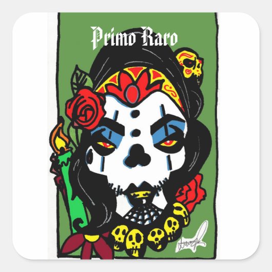 プリモラロコスペインのウシンフレイキー スクエアシール (正面)