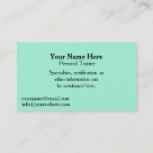 プリモ体操 – 体操コーチ 名刺 (裏面)