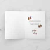 プリヤ – ペイズリー2プリントサンキューカード サンキューカード (内部)