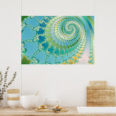 プリライフ – フラクタルポスター ポスター (キッチン)