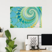 プリライフ – フラクタルポスター ポスター (ホームオフィス)