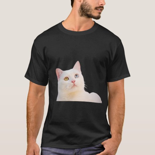 プリンでデザインした猫Tシャツ創造 Tシャツ (正面)