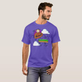 プリンと可愛いドクロアクセサリー - Happy Jump Tシャツ (正面フル)