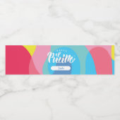 プリンカラフルム水瓶用ラベル ペットボトルラベル (シングルラベル)