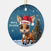 プリンサーベイビーシカ, 子鹿, 雌鹿, トナカイ🦌 🎄 セラミックオーナメント (左)