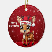 プリンサーベビーシカ, 子鹿, 雌鹿, トナカイ🦌 🎄 セラミックオーナメント (左)