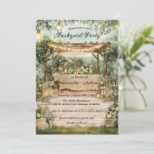 プリンシパル バックヤード ラスティック パーティ 招待状 (スタンド正面)